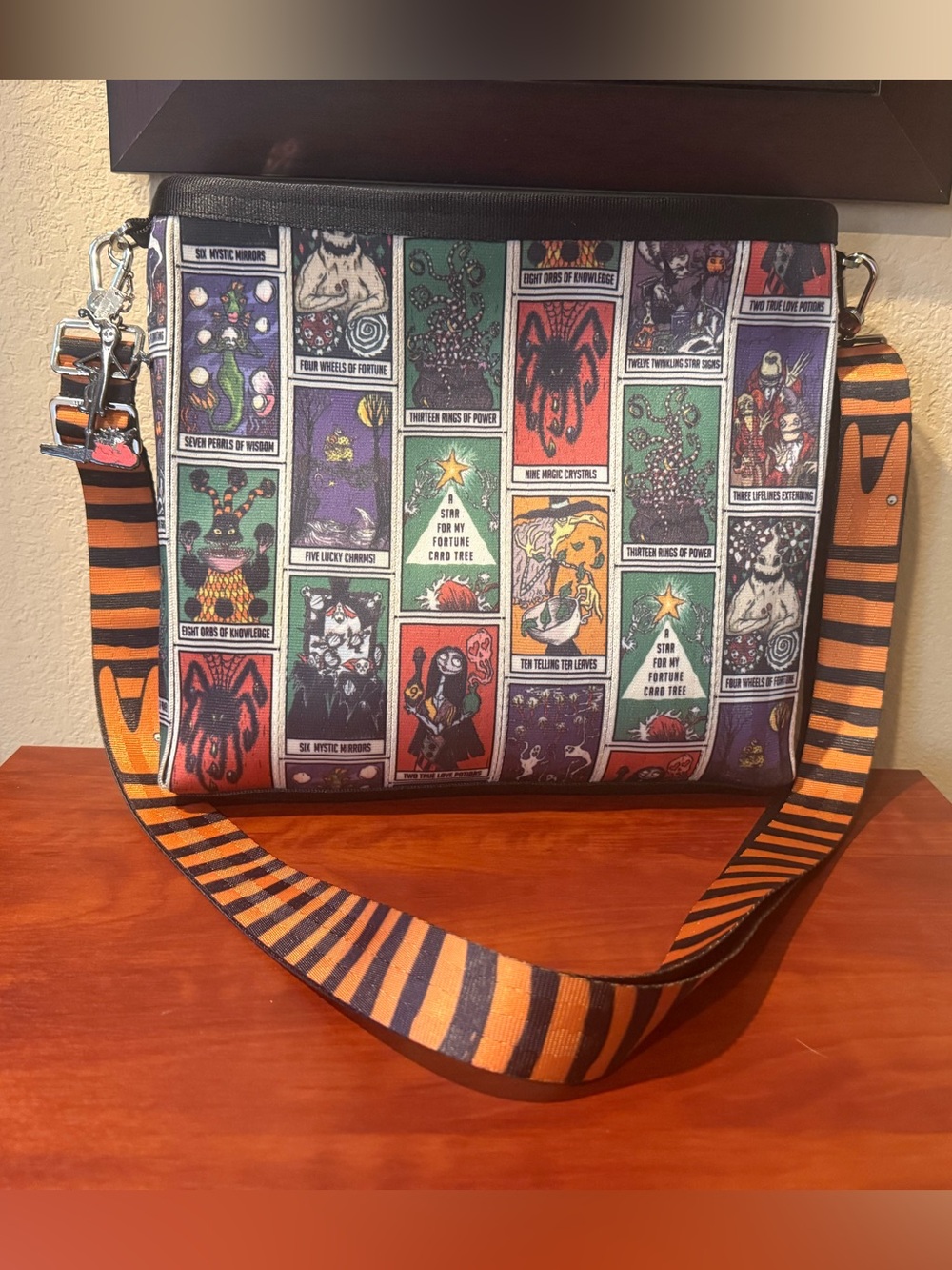 Harvey’s Nightmare Before Christmas Tarot Crossbody/Backpack